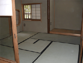 神戸しあわせの村「お茶室」の畳画像