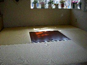 床暖房畳表替え施工画像