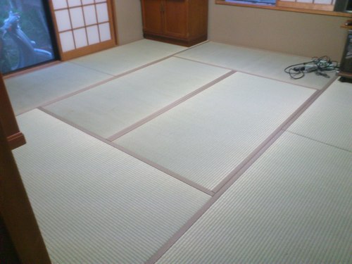 熊本産無着色畳施工画像