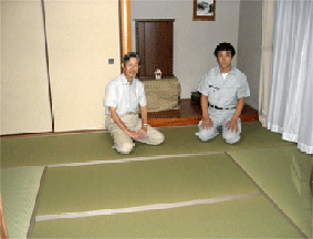 無染土・無添加畳表とお客様